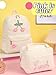 Dansydaisy Corduroy School Backpack Set Preppy Book Backpack and Lunch Bag with Crochet Flower for Girl Back to School Gift(Beige)