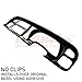 DASHSKIN Molded Dash Skin Cover & Bezel Cover (NOT Replacement Parts) Compatible with 99-01 Dodge Ram 1500 (99-02 Ram 2500 & 3500) in Agate Grey- Made in The USA