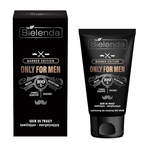 Bielenda Barber Edition Only for Men Crema Viso Idratante ed Energizzante 50ml