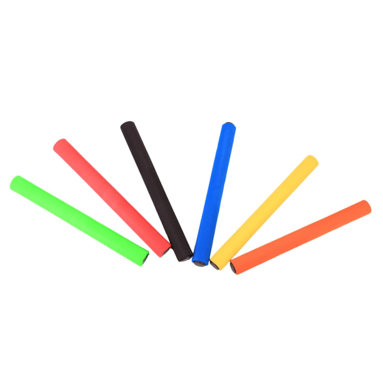 KOMBIUDA 6pcs Relay Sponge Cover Kids Adults Size Track Set Running Sports Game Props for Relay Races