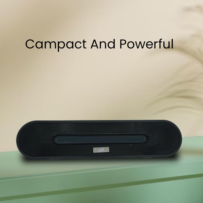 Image of Bluetooth 2.0 Channel Soundbar with High Bass 16 W RMS Output Bluetooth Speaker with RGB Led Lights