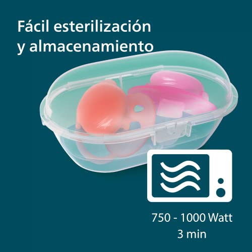 Embalagem de 2 chupetas Philips Avent ultra air – Chupeta sem BPA para bebés entre 0 e 6 meses (modelo SCF085/12)