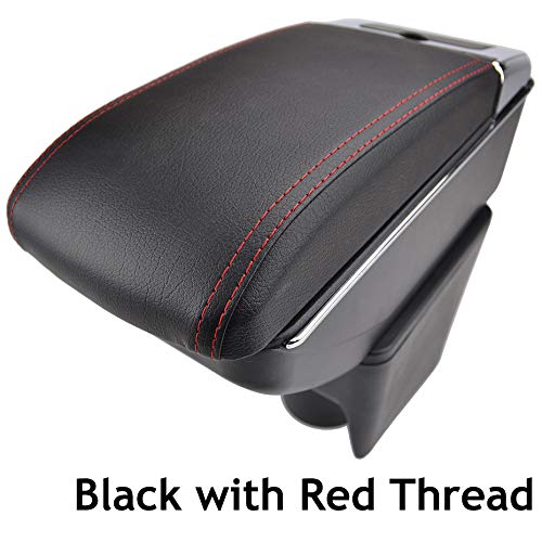 Reposabrazos piel negra doble capa 2010-2017