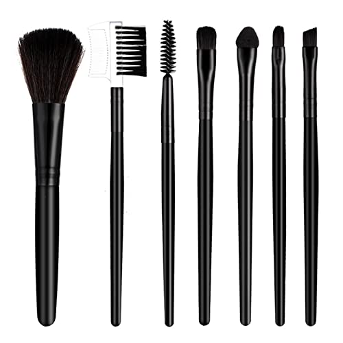 7 Pièces Ensemble De Pinceaux De Maquillage Ensemble De Pinceaux Cosmétiques Ensemble De Pinceaux De Maquillage Professionnel Pour Fond De Teint, Rouge, Mélange, Fard À Paupières 14x5x2 Cm Cover