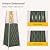 EAST OAK Pyramid Patio Heater, 48,000 BTU Outdoor Patio Heater & 48,000 BTU Patio Heater for Outdoor Use With Round Table Design