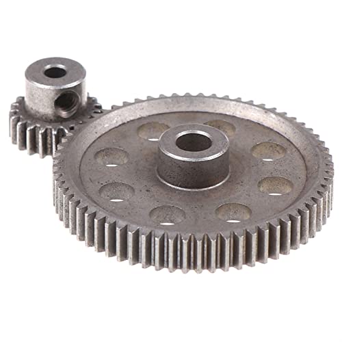 Step Miter 2pcs Differential Metal Main Gear 21 Teeth 64 Teeth Motor Gear 11184 11181 Differential Metal Gear Car Toy Gear spur Bevel