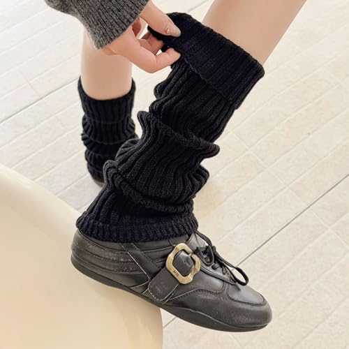 Image of Knitted Leg Warmers,womens leg warmers,Socks Long Yoga Ankle Warmers Women's Wool Warm Boot Socks