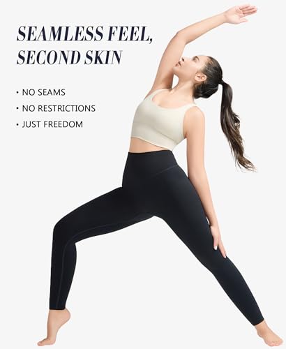 Tummy Control Butt Scrunch Leggings for Women,High Waisted Seamless Buttery Soft Yoga Pants,4-Way Stretch Activewear2
