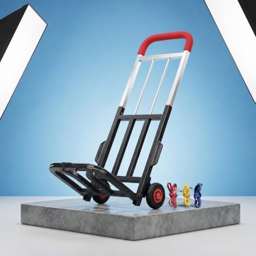 Carretilla plegable resistente 460 lbs ruedas todo terreno miniatura 1