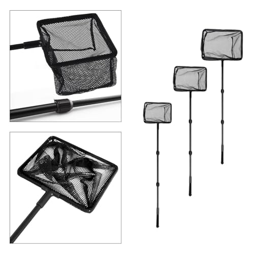 Image of Enakshi Aquarium Fish Net Pond Skimmer Net Aquarium Maintenance Tool Fine Nylon Net S| Pet Supplies|Fish & Aquariums|Aquariums & Tanks
