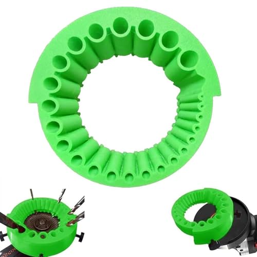 Amoladora de taladro, lijadora de taladro, amoladora angular, afiladora de taladro manual, ideal para taller y hogar (verde)