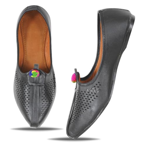 Image of DFR Mens Juttis Ethnic Mojaris | Casual Loafers Juti Shoe for Men