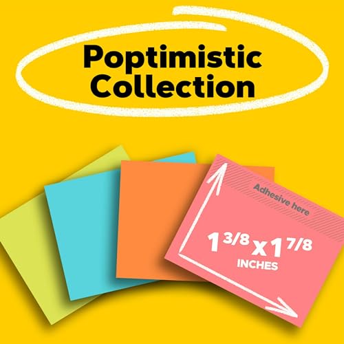 Image of Post-It Notes 653-4Af Original Pad - 1.4 inch x 1.9 inch, 50 Sheets Pack of 4 Pads, Neon Multi Color | School Supplies and Office Products