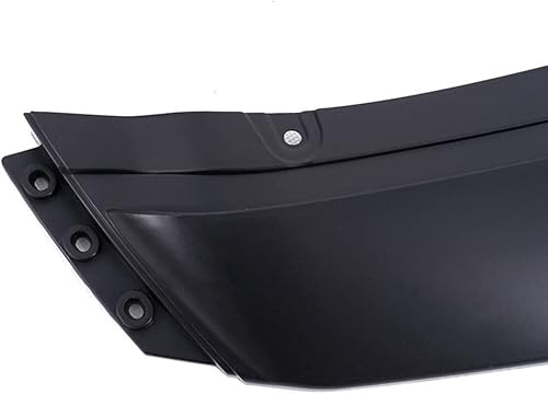Vista 145 de SCITOO Alerón de labio delantero para Hyundai Elantra 2017-2018 para parachoques delantero negro brillante