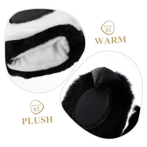 KICHOUSE Plush Bear Claw Gloves for Boys and Girls and Adults Warm Animal Paw Costume Props for Role Playing Parties Soft Winter Accessory4