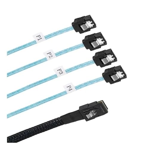 S/AS a SATA Adaptador Convertidor SFF-8087 a 4 SATA miniatura 2