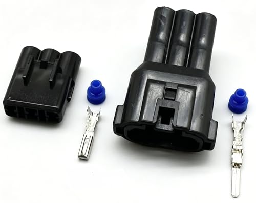 Conector automotriz de 3 pines HM 090 para reparar cables con total estanqueidad