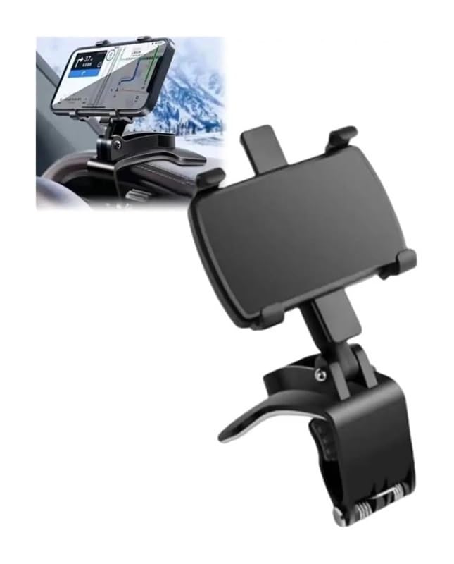 Supporto for telefono, cruscotto universale a 360°, supporto for auto con rotazione a 360 gradi for smartphone da 4 a 7", presa solida e senza ventosa.(1PCS)