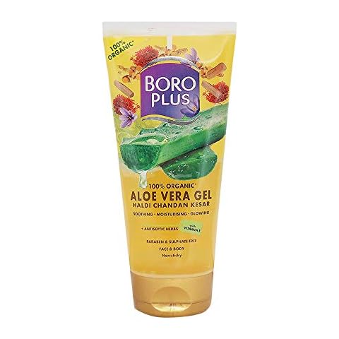 Boroplus Aloe Vera Gel with Haldi, Chandan & Kesar Cover