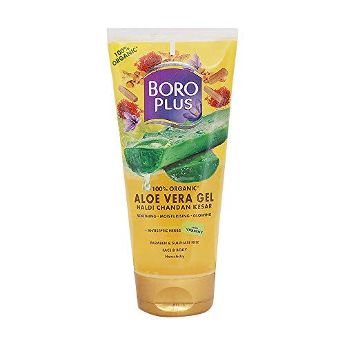 BoroPlus Aloe Vera Gel With Haldi Chandan Kesar - 150ml
