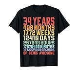 Photo Gallery 34 years anni compleanno birthday anniversario regalo maglietta Photo Gallery 34 years anni compleanno birthday anniversario regalo maglietta