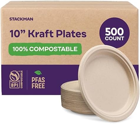 100% Compostable Paper...