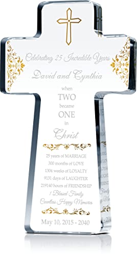 Personalized 25th Anniversary Christian Gift