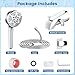 Teviora Bathtub Faucet with Filtered Handheld Shower Head, 6 Spray Modes from Rain to Powder, Tub Spout with Diverter,79
