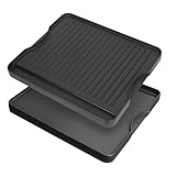 AJinTeby 2-in-1 Reversible 14” x 16” Pre-Seasoned Cast Iron Griddle Grill Pan for All Camp Chef 14' and 16' Stoves, Gas Stovetop, Oven, and Open Fire