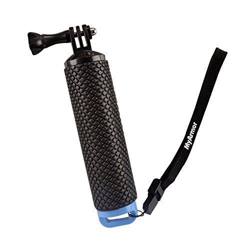 Mango flotante impermeable de MyArmor, para cámara GoPro Hero 5, GoPro Hero 3+, GoPro Hero 4, Session 3, GeekPro 3.0, ASX Action Pro, color azul