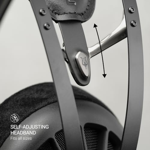 Image of MEZE AUDIO 105 AER | Wired Over-The-Ear Lightweight Audiophile Open-Back Headphones | 50mm Dynamic Drivers | Low Impedance 42 Ohms | Cables and Carrying Pouch Included (Black)