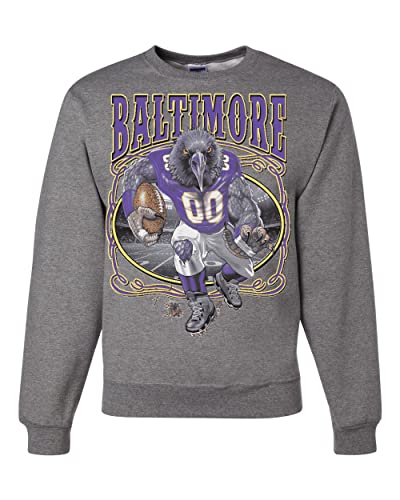Wild Bobby Baltimore Fan | BAL Fantasy Football Sports Unisex Graphic Crewneck Sweatshirt