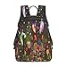Mochila bonita con diseño de flor de mariposa para niños y niñas, mochila escolar para estudiantes, mochila ligera para ordenador portátil, bolsos de hombros de dibujos animados, mochila de ocio inf