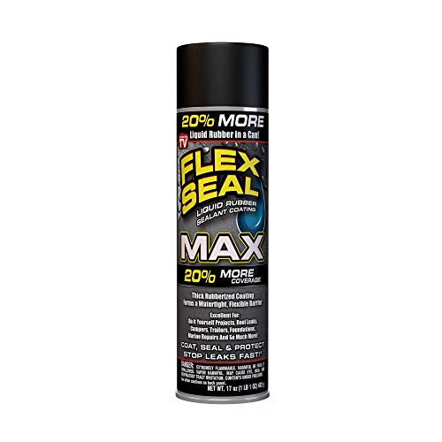 Flex Seal FSMAXBLK24 Flex Seal Max - Black 17 Oz. Spray Flex Seal FSMAXBLK24 Flex Seal Max - Black 17 Oz. Spray