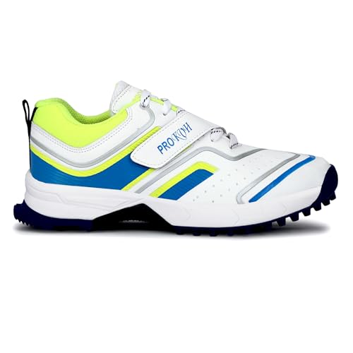 Image of PRO KVH Plus 2.0 Cricket Shoes for Men's - Fast Strap Rubber Spikes, Lightweight,Performance, Comfort, and Durability Shoe for All-Round Performance