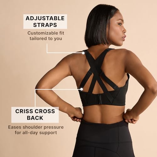 Image of KICA Luxe Limitless High-Impact Full Coverage Sports Bra with Molded Cups