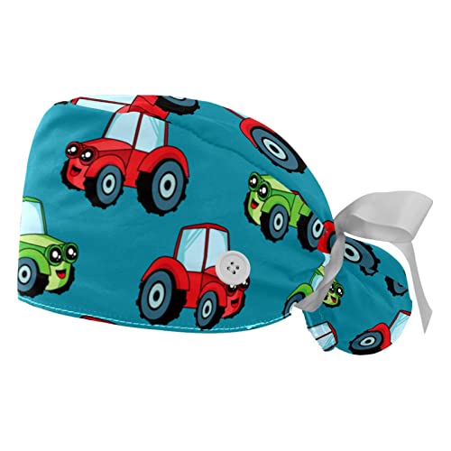 Casquettes de travail respirantes et anti-transpiration JDEZ à motifs camions