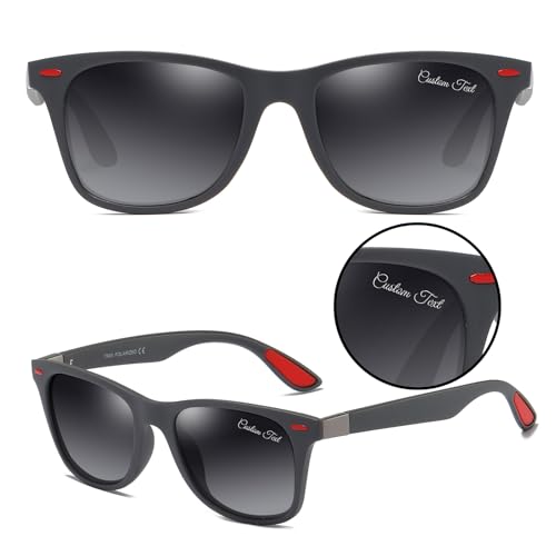 Custom Personalized Polarized Sunglasses Men Women TR90 Frame for Driving Fishing Sports christmas gifts