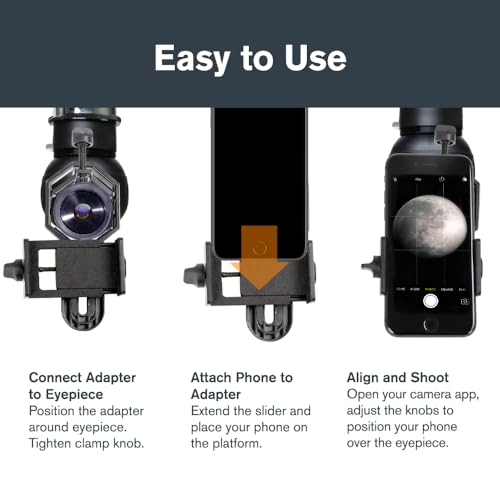 image for Celestron – Smartphone Adapter for Telescope, Binoculars & Spotting 