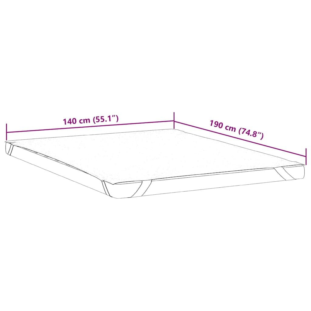 Möbel Wohnaccessoire Matratzenschoner weiß 140x190 cm wasserdicht Möbel