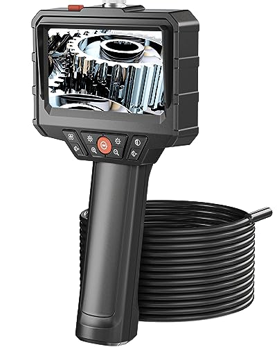 SACOKIA Borescope Inspection Camera, 4.3'' IPS Screen, 1080P HD Digital Snake Camera, USB, Black, Waterproof