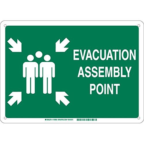 Panneau Evacuation Assembly Point contre le manque de visibilité en cas d'urgence