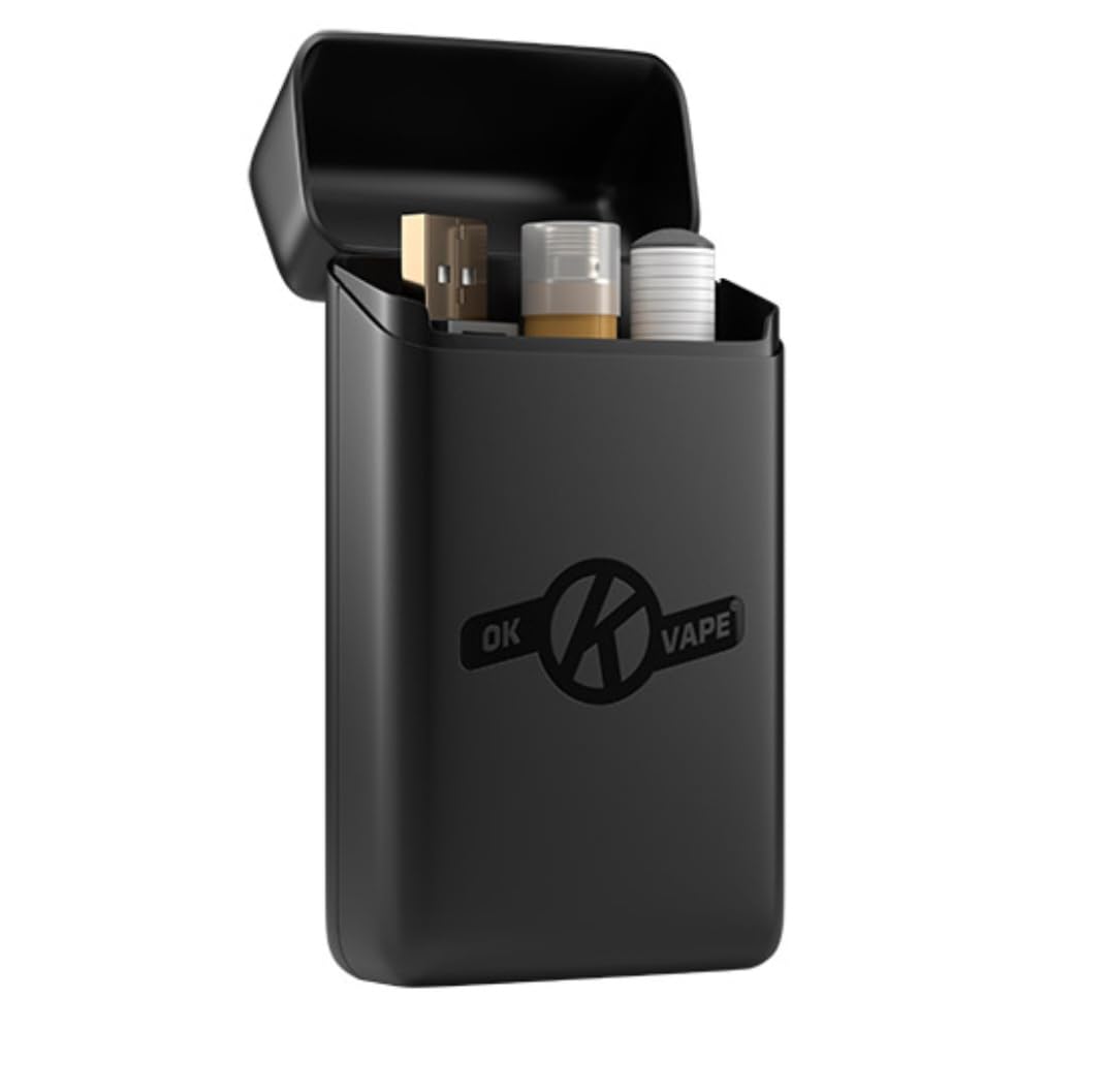 Ten Motives Compatible Storage Case for E-Cigarettes – Stylish Storage Solution - Hard Plastic Case for Storage of Batteries, USB Charger, and Refills