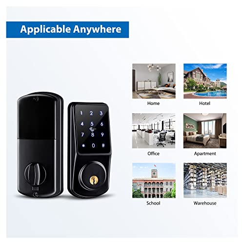 Serrure connectée Tuya et Ttlock à empreinte digitale et clavier numérique pour maison - 8