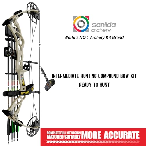 Sanlida Dragon X9 Ready To Hunt Compound Bow Package For Adults, Archery Compound Bow And Arrow Set thumb #2