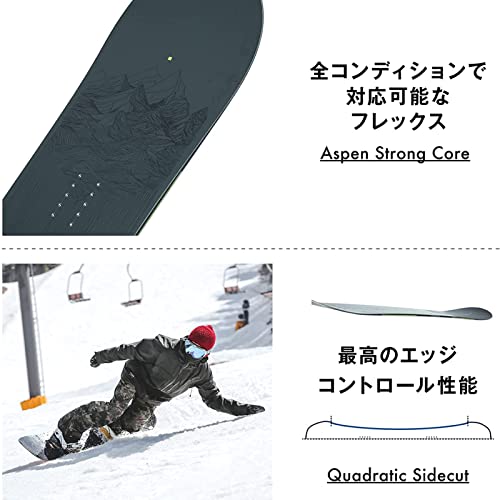 AMLF Esqui infantil masculino e feminino para snowboard, material resistente com boa manobrabilidade