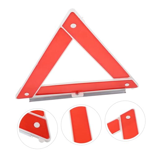 Triángulo de advertencia reflectante para seguridad vial miniatura 5