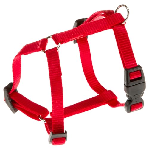 Ferplast Pettorina Cane Taglia Piccola CHAMPION XS, Pettorina Gatto Regolabile in 3 Punti, Facile da Indossare, Torace 25-38 cm. Rosso