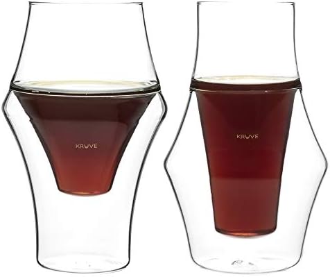 KRUVE - Excite & Inspire | Coffee Glasses | Clear | 150ml x 2