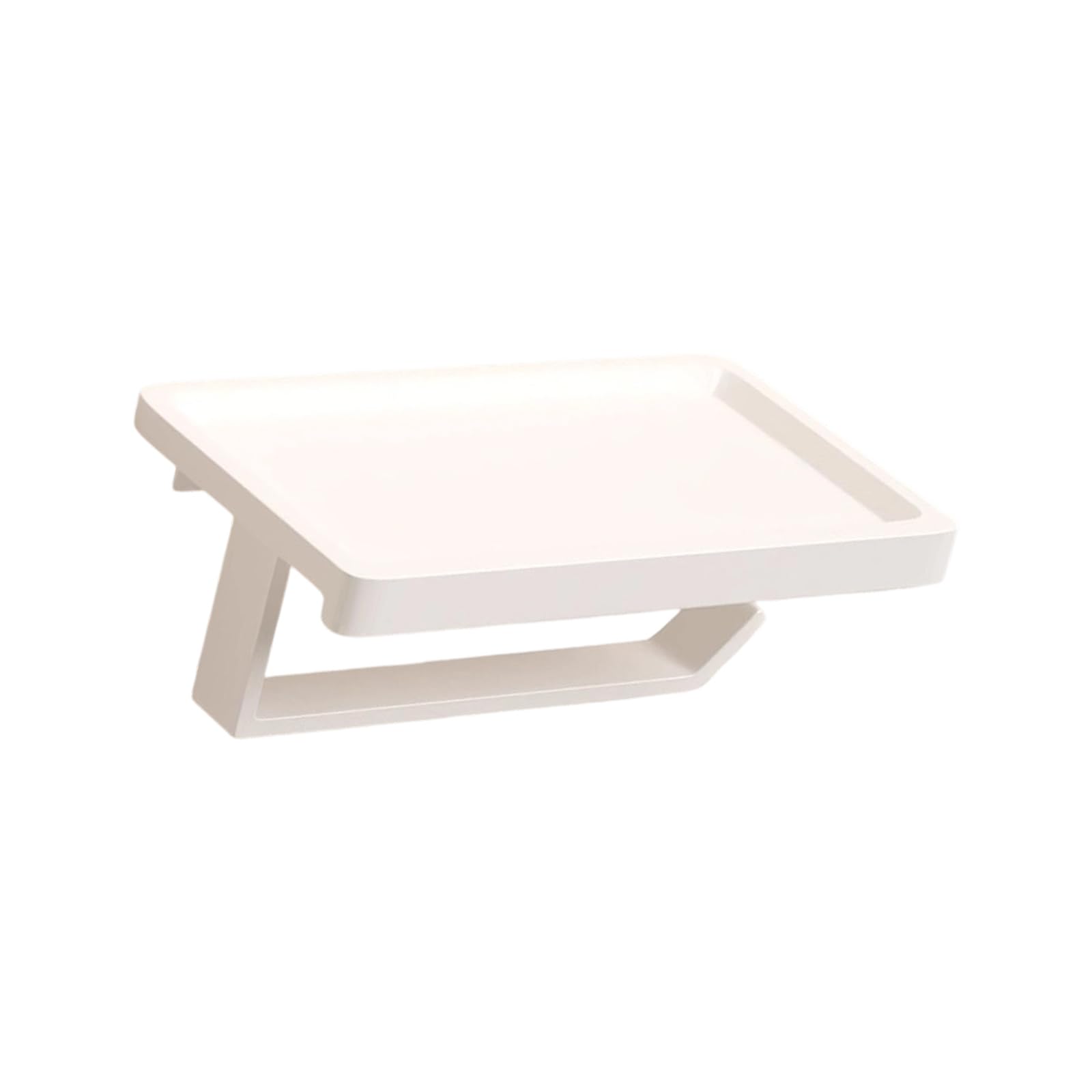 Wall Mount Dispenser with Storage Shelf Rustproof Aluminum for Wet Areas Wall Mounted Adhesive Toilets Papers Holder
